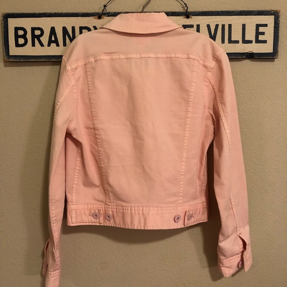 Aritzia Wilfred Free Light Pink Denim Jacket - Picture 5 of 7